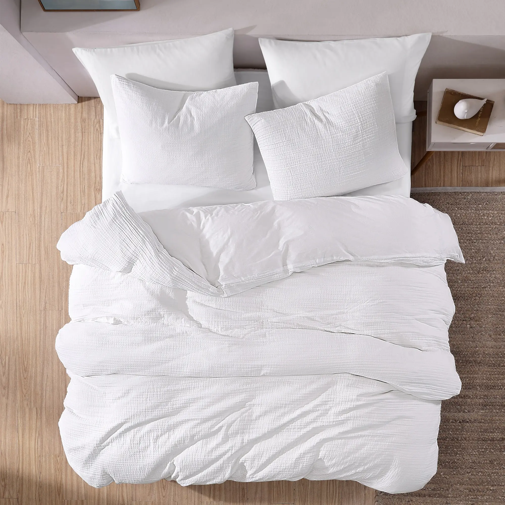 Daniel Gauze White King 4-Piece Comforter-1