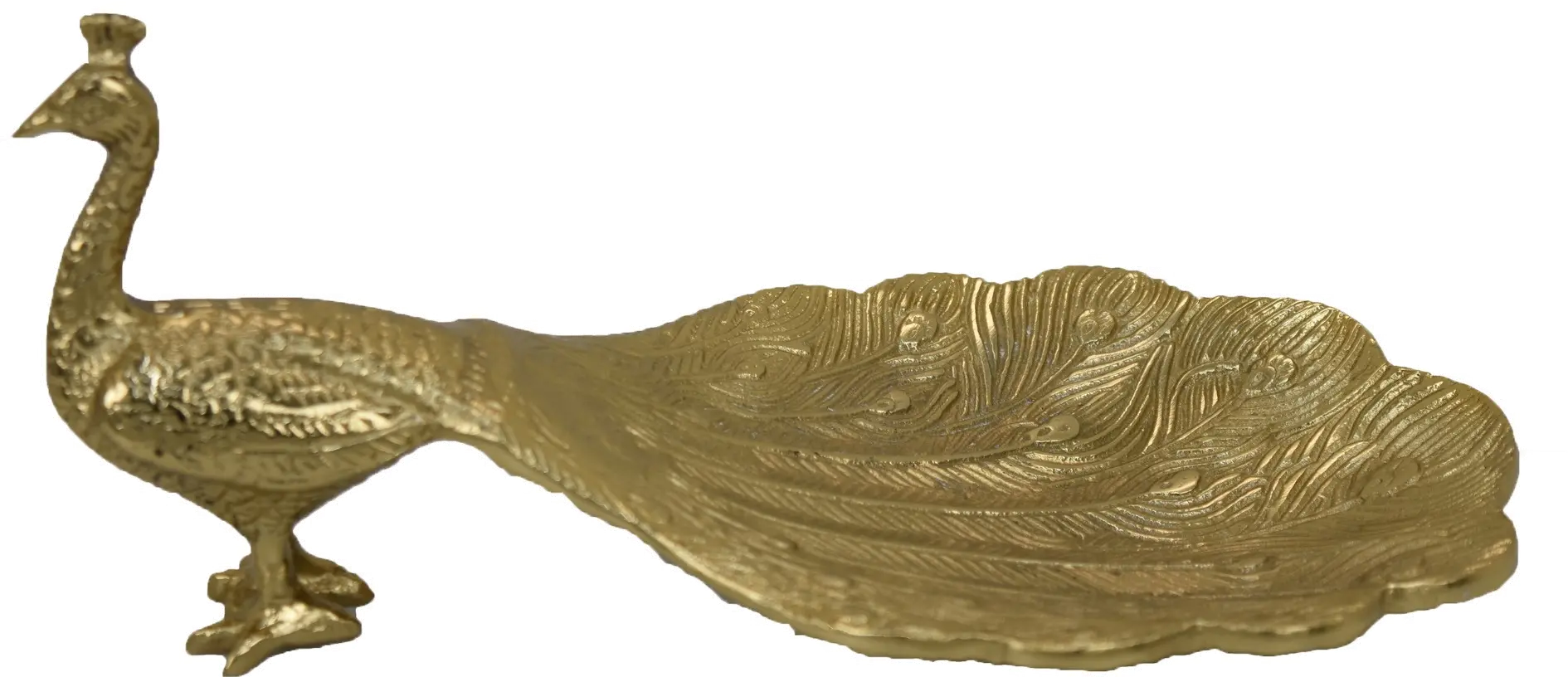 Peacock Gold Platter-1