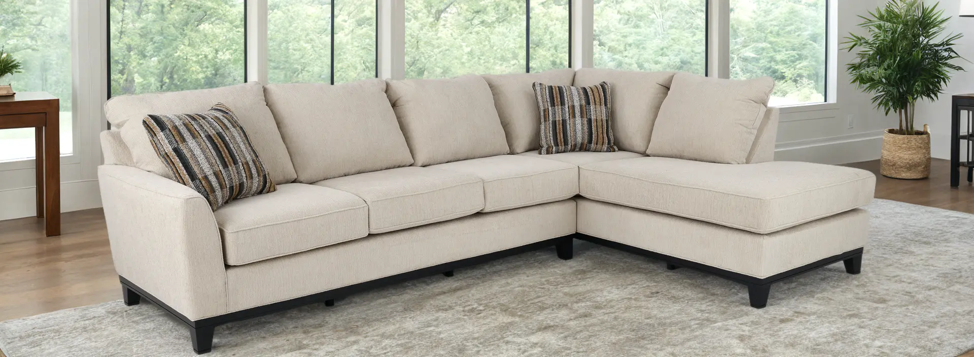 2PC/EMERSON/SAND/OPT.1 Emerson Sand 2 Piece Sectional with Right-Facing Chaise-7