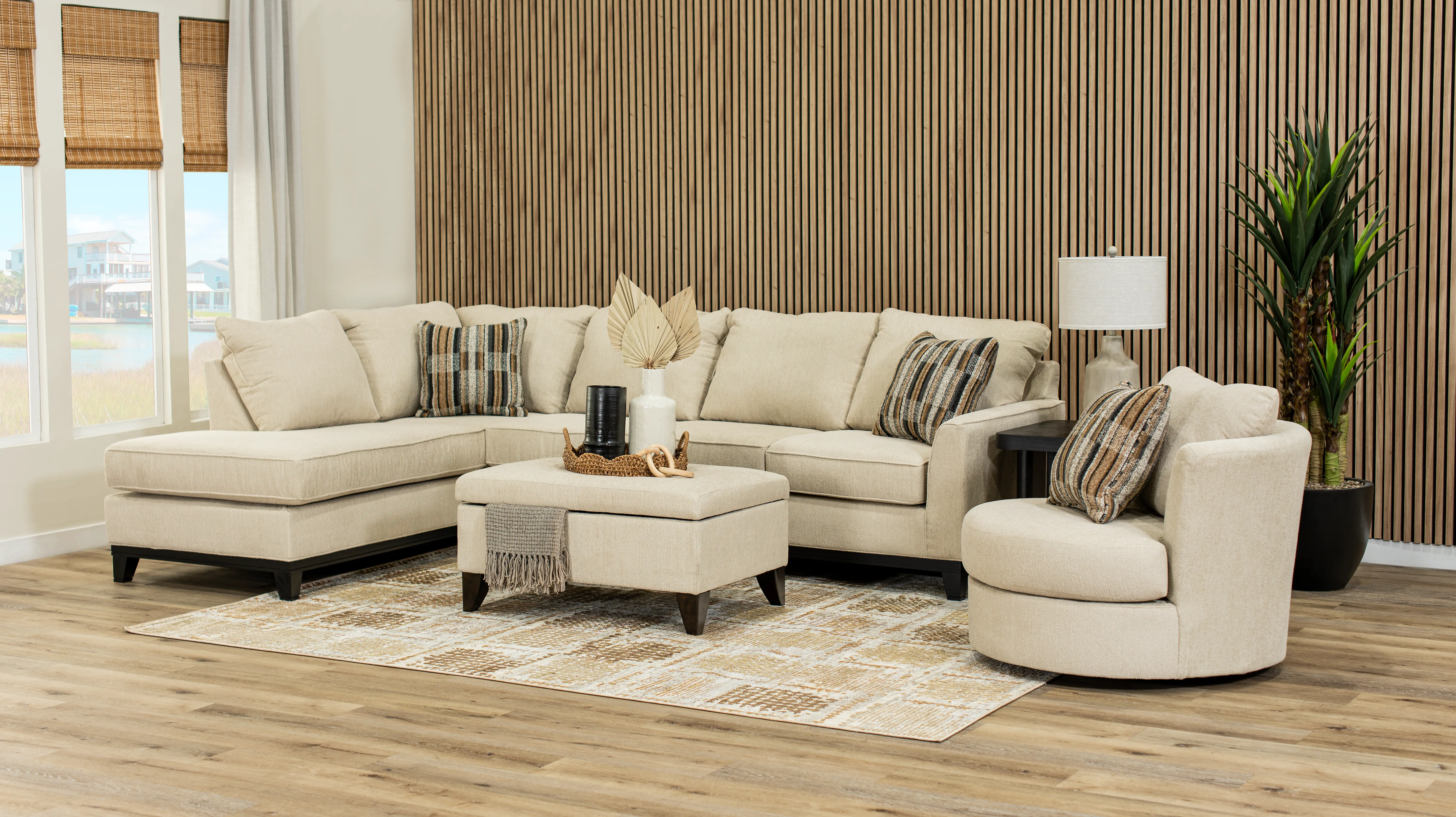 2PC/EMERSON/SAND/OPT.2 Emerson Sand 2 Piece Sectional with Left-Facing Chaise-2