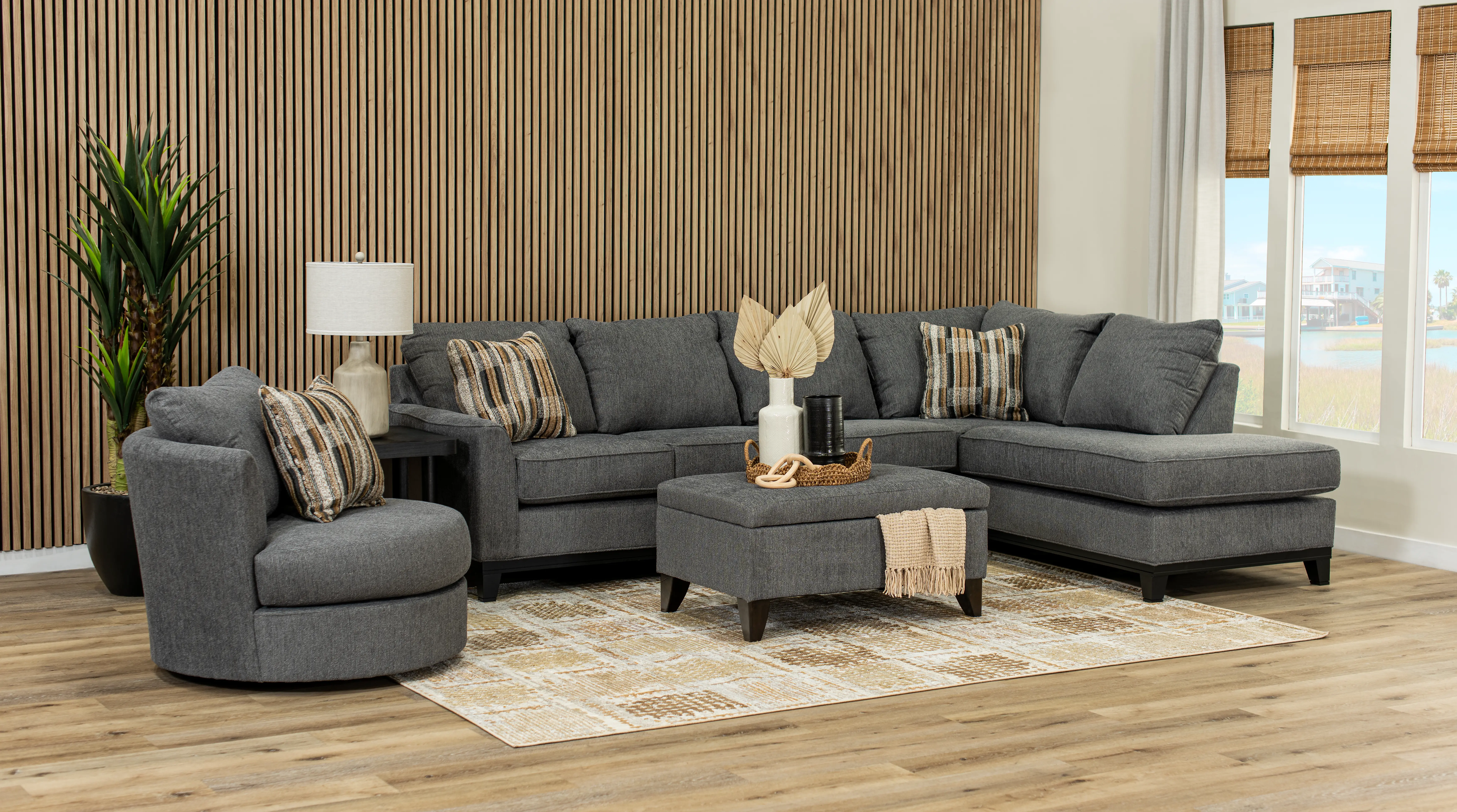 PLUCHA Emerson Iron Gray Pluto Chair-9