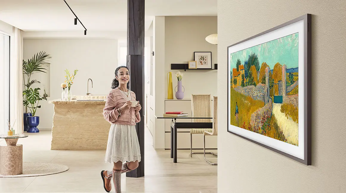 QN65LS03FAFXZA Samsung 65” LS03FAF The Frame Series QLED 4K Slim Fit Wall Mount Included-2
