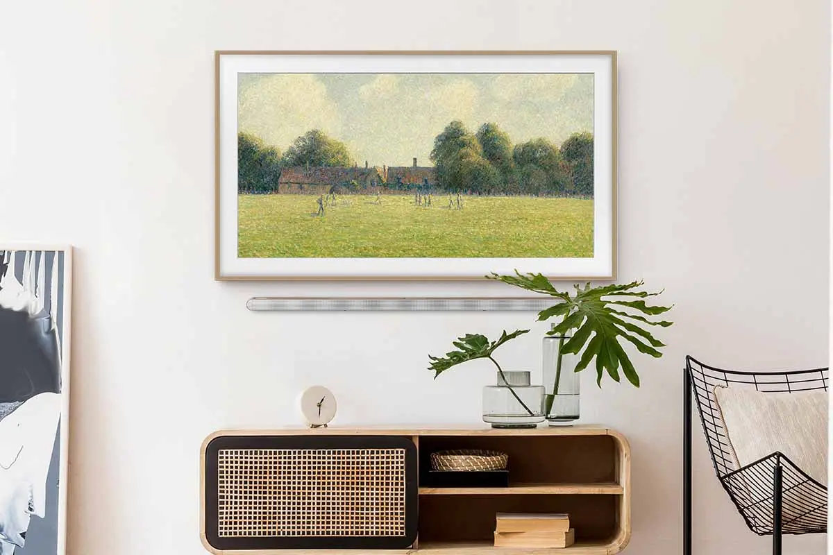 VG-SCFF75TKBZA Samsung 75 The Frame Metal Customizable Bezel - Modern Teak-2