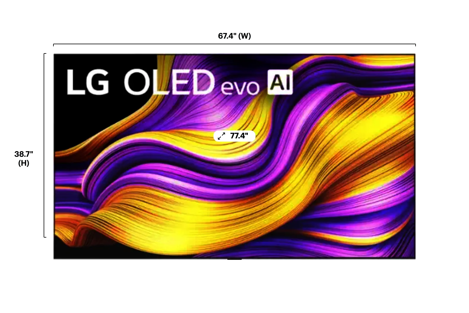 OLED77G5WUA.AUS LG 77 G5 Series OLED evo AI 4K UHD Smart webOS TV-4