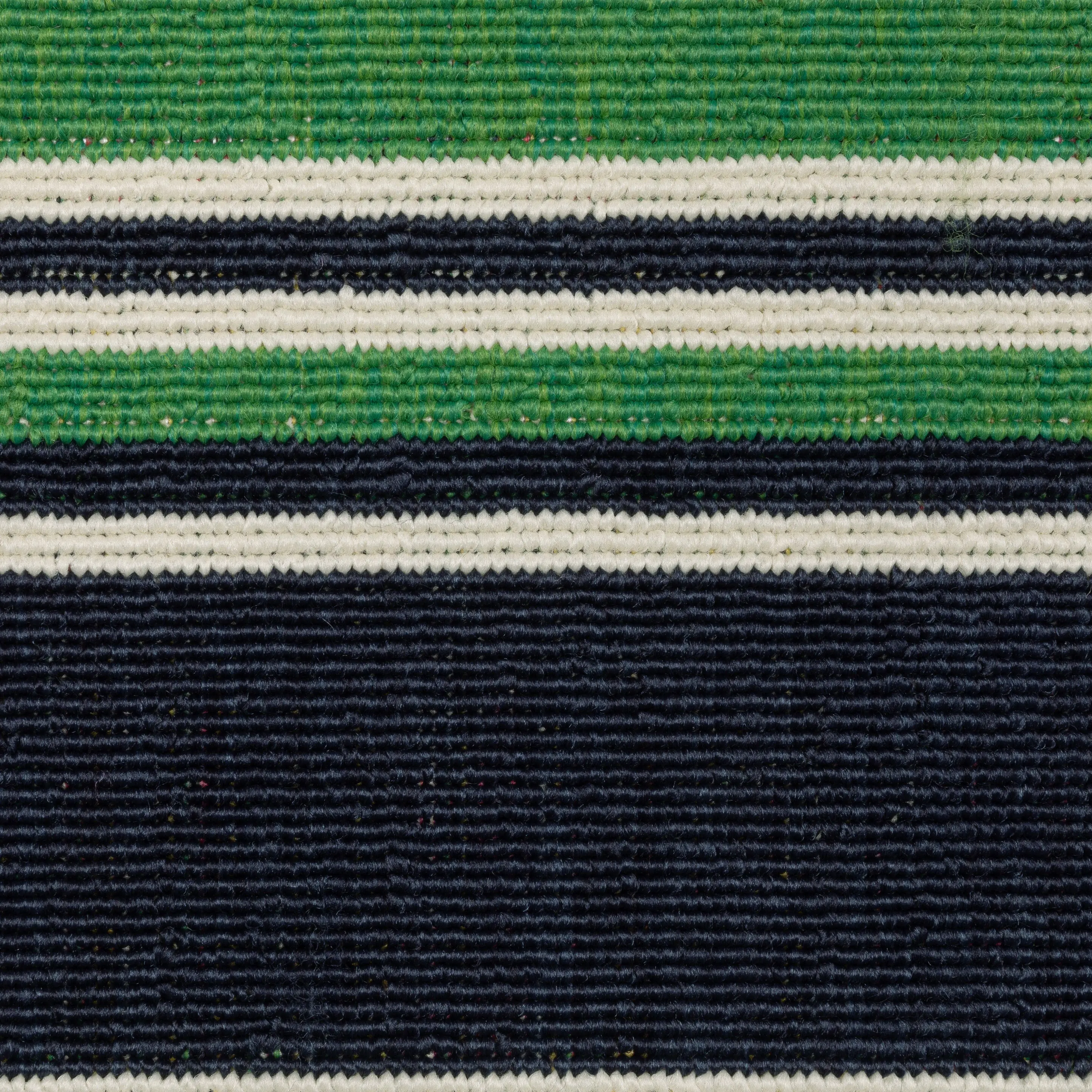Havana 5 x 8 Striped Green and Navy Outdoor Area Rug-8
