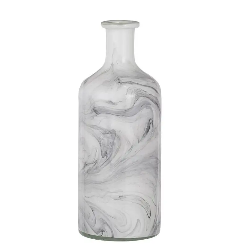 Svirla 3 Black and White Swirl Vase-1
