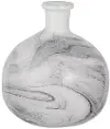Svirla 2 Black and White Swirl Vase