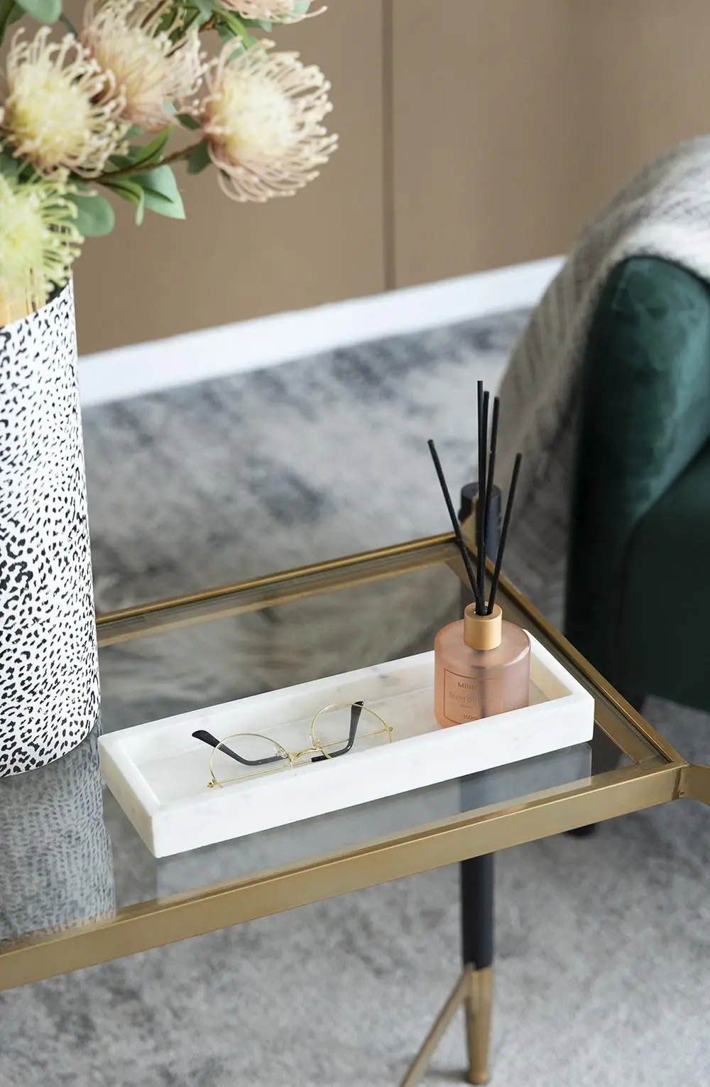 White Marble Tray-2
