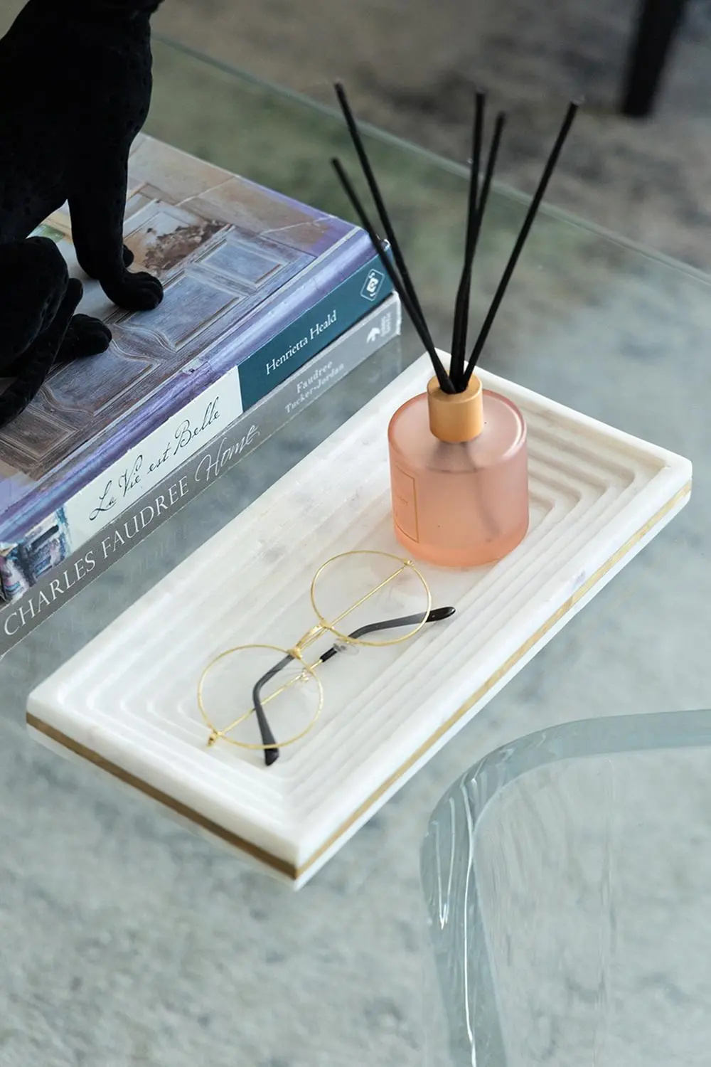 White Marble Tray-2