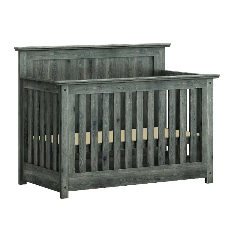 B-Two Rustic Gray Quinn Crib