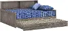 B-Two Jr. Roomsaver Driftwood Gray Full Trundle Bed