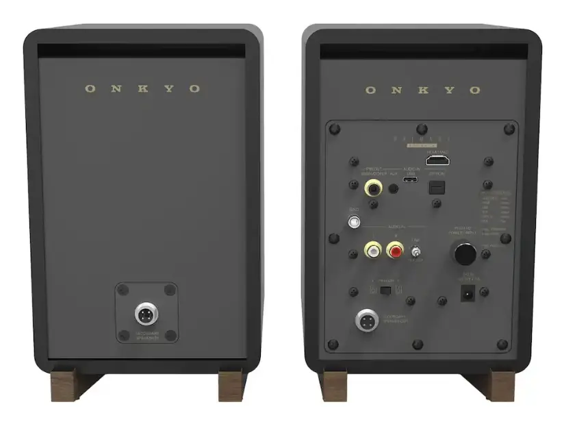GX30ARC BLACK Onkyo Black Creator Series GX30ARC Paired Bluetooth Powered Speakers-5