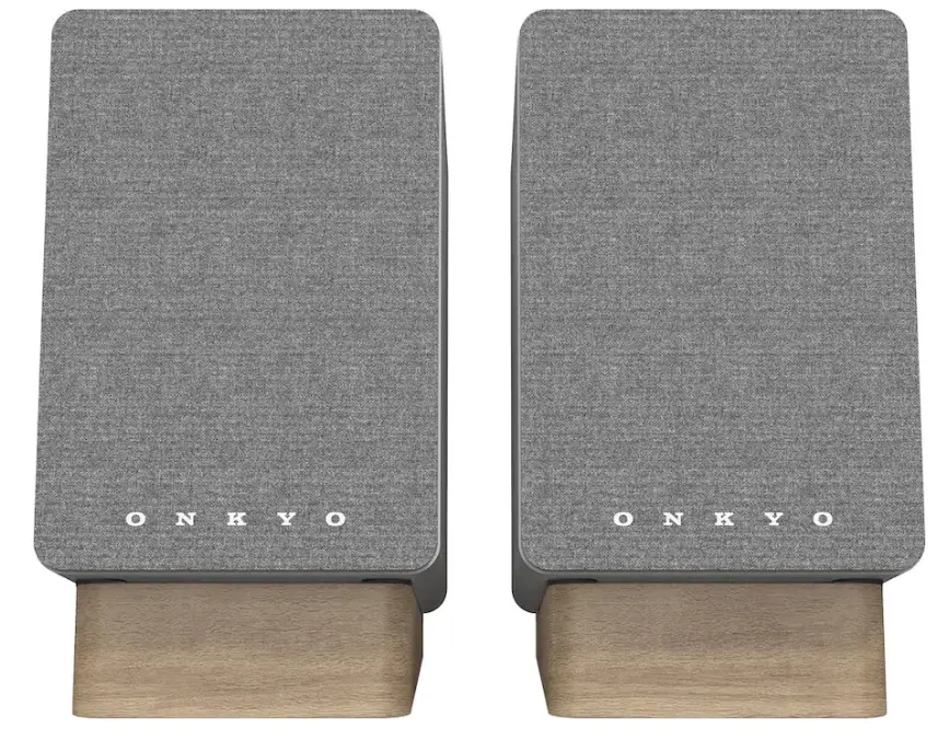GX10 WHITE Onkyo White Creator Series GX10DB Paired Bluetooth Powered Speakers-1