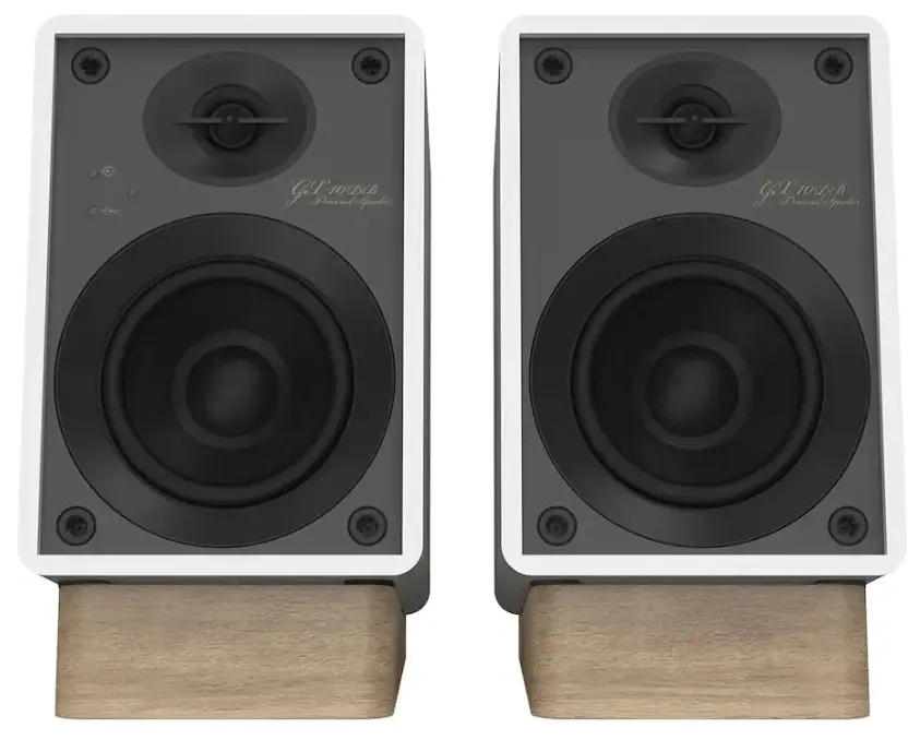 GX10 WHITE Onkyo White Creator Series GX10DB Paired Bluetooth Powered Speakers-3