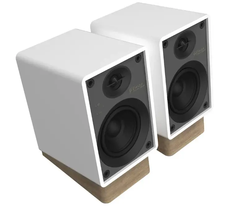 GX10 WHITE Onkyo White Creator Series GX10DB Paired Bluetooth Powered Speakers-4