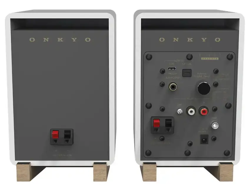GX10 WHITE Onkyo White Creator Series GX10DB Paired Bluetooth Powered Speakers-5