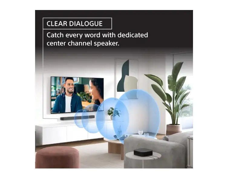 HTS60 Sony Black BRAVIA Theater System 6 5.1‑Channel Home Theater System – Dolby Atmos/DTS:X-10