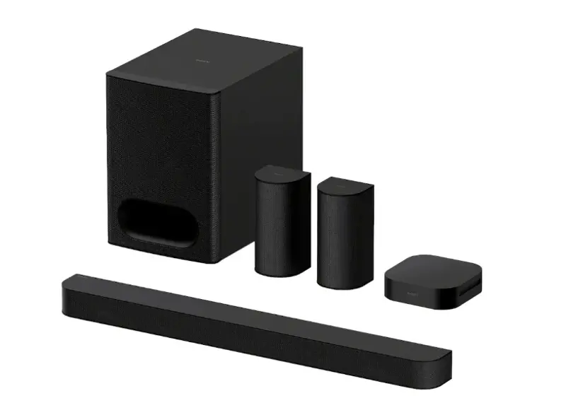 Sony Black BRAVIA Theater Bar 6, 3.1.2ch with Wireless Subwoofer, Dolby Atmos