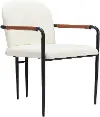 Silas Cream Upholstered Dining Chair