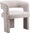 Jade Sandy Beige Boucle Accent Chair