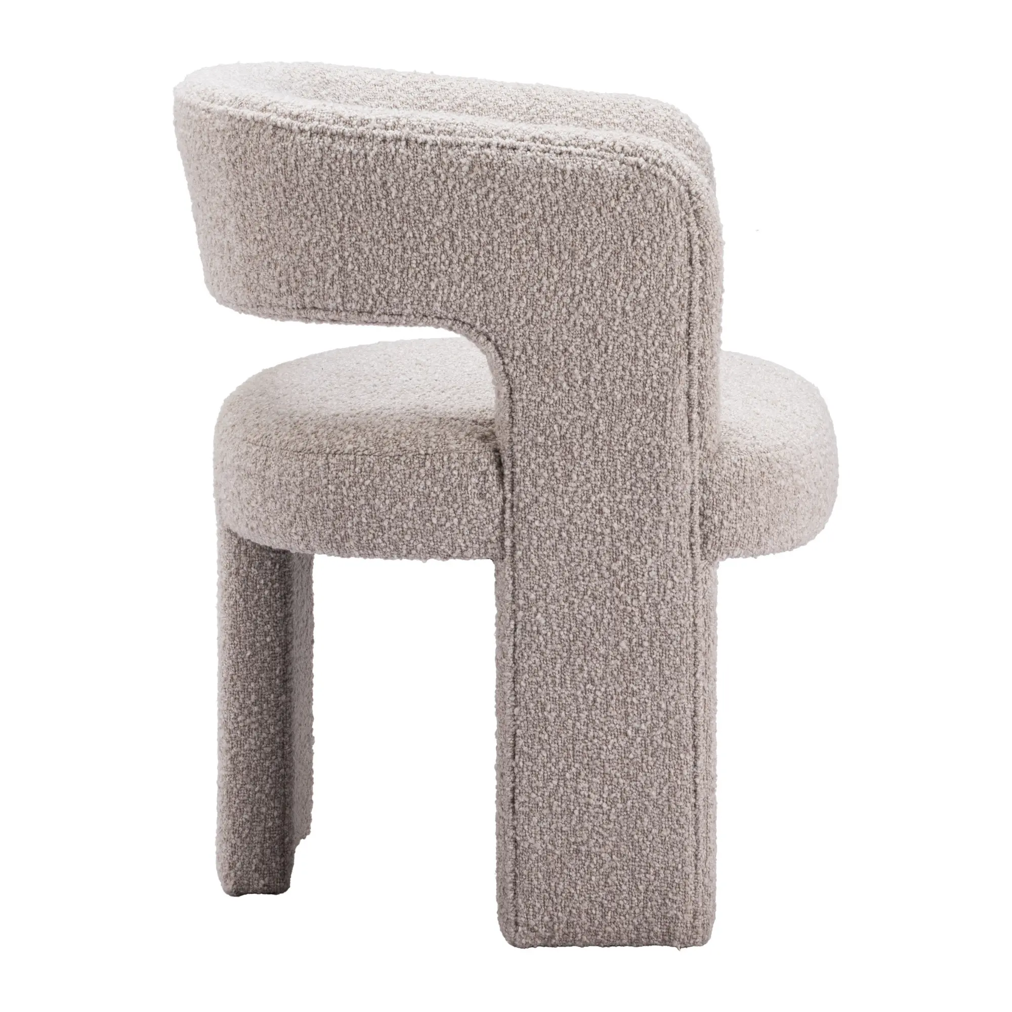 Jade Sandy Beige Boucle Accent Chair-6