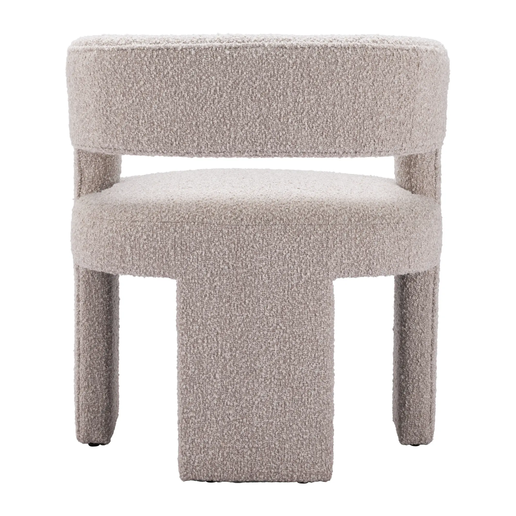 Jade Sandy Beige Boucle Accent Chair-7
