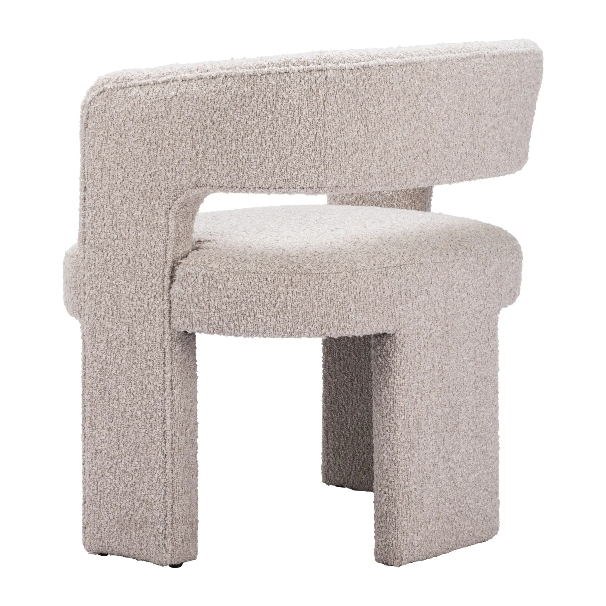 Jade Sandy Beige Boucle Accent Chair-8