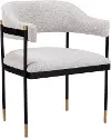 Zane Misty Gray Upholstered Dining Chair