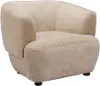 Bennett Golden Beige Velvet Accent Chair