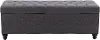 Hamilton Gravel Gray Storage Bench