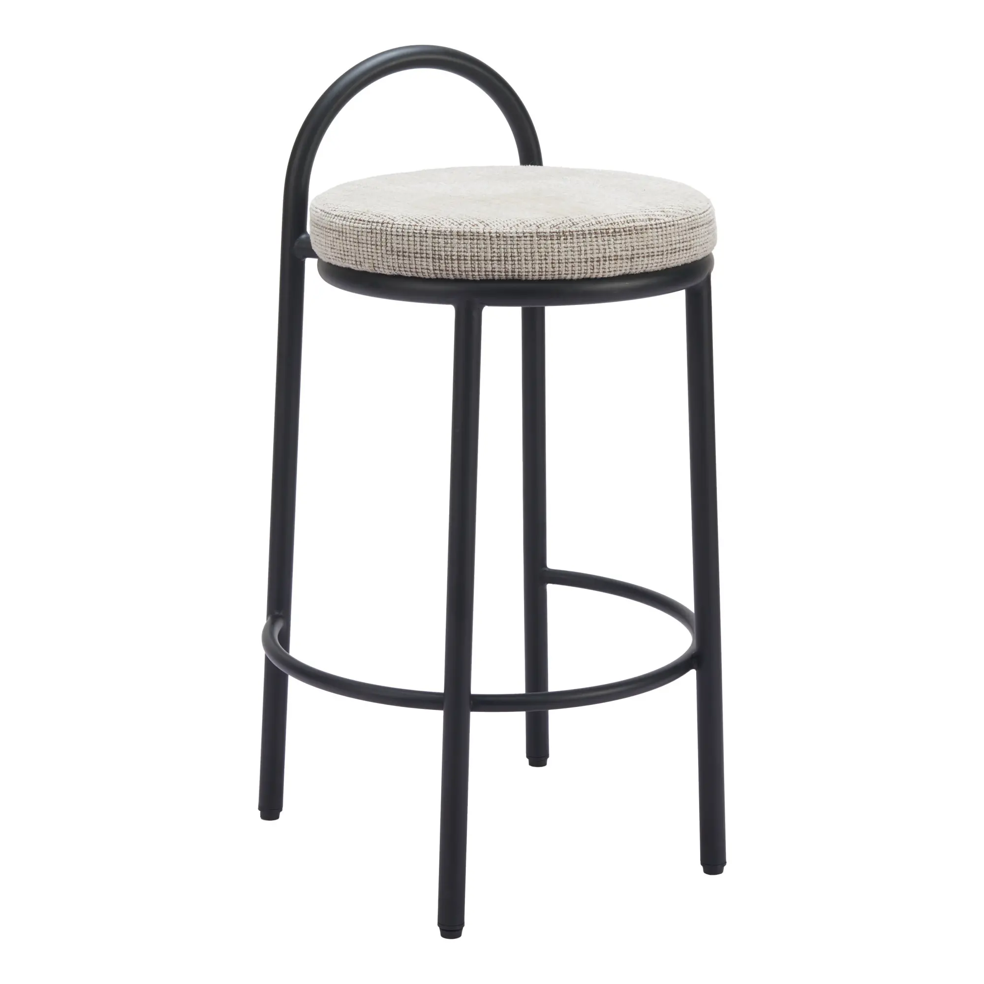 Sable Beige Tweed Counter Stools, Set of 2-5