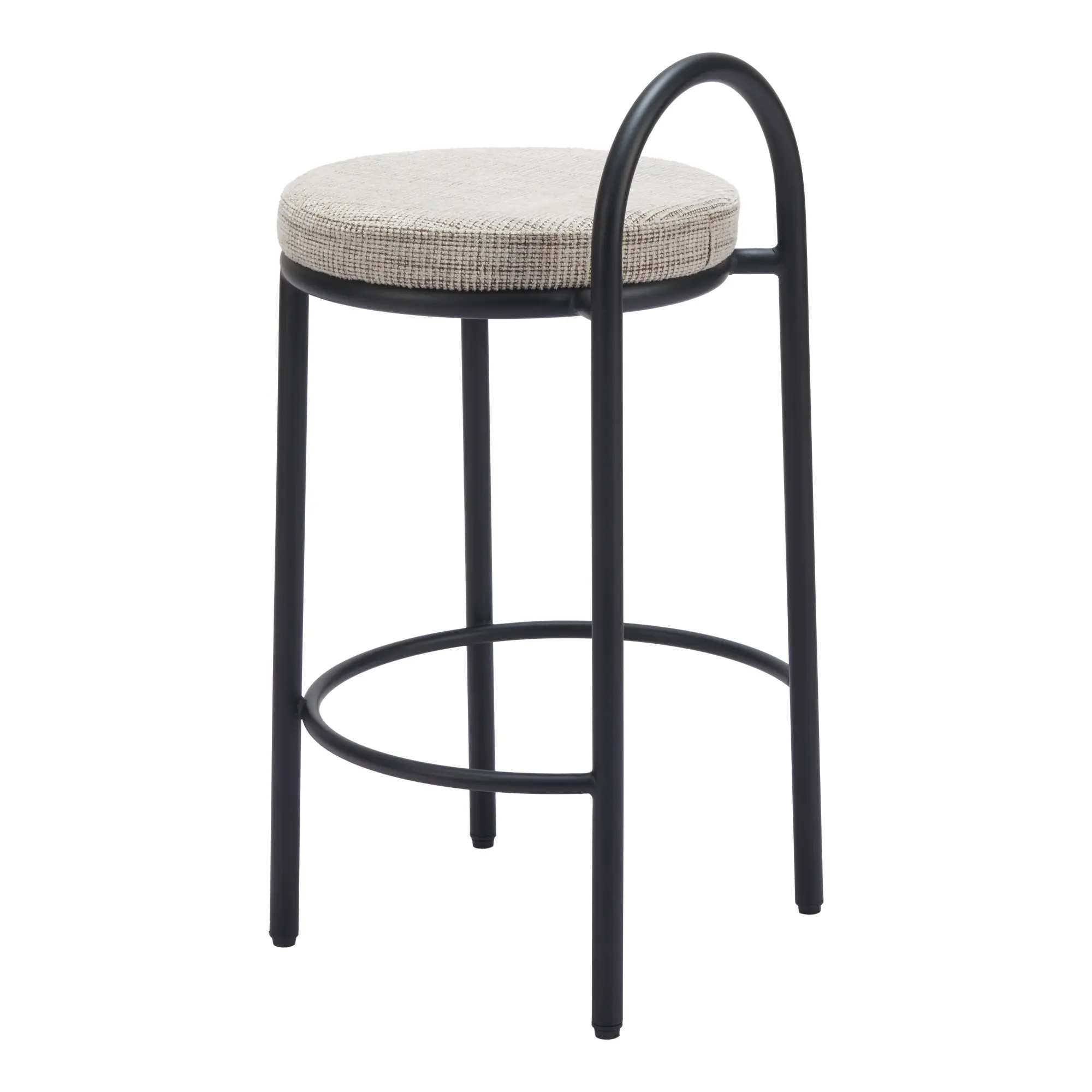 Sable Beige Tweed Counter Stools, Set of 2-8