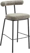 Kendall Green Tweed Barstool