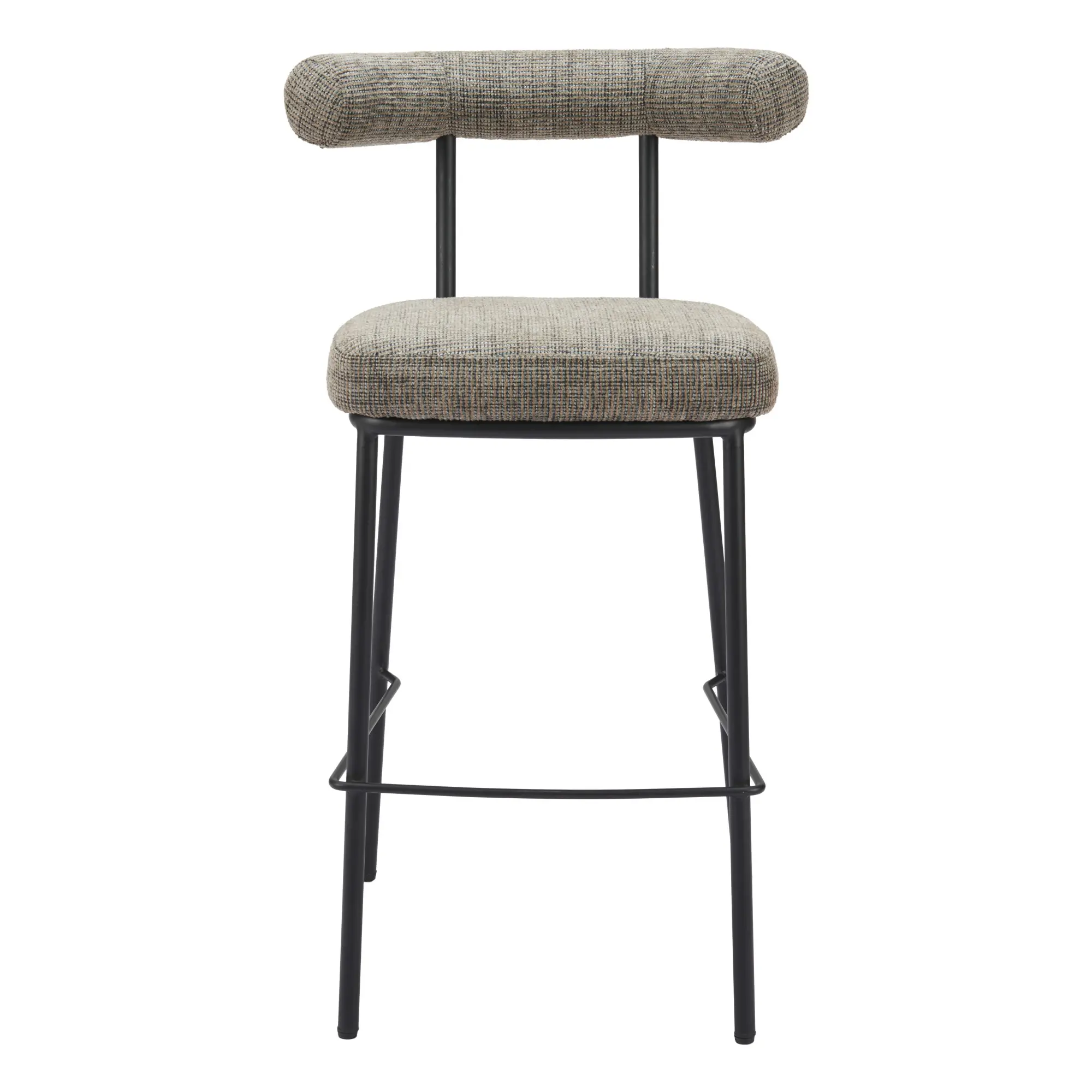 Kendall Green Tweed Barstool-4
