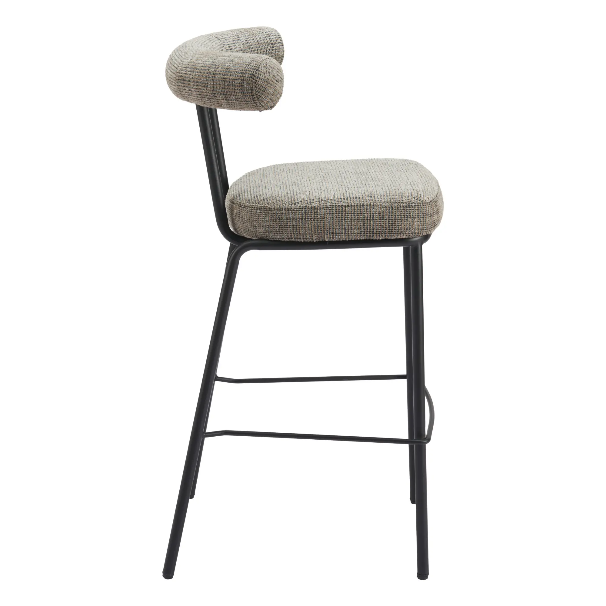 Kendall Green Tweed Barstool-6