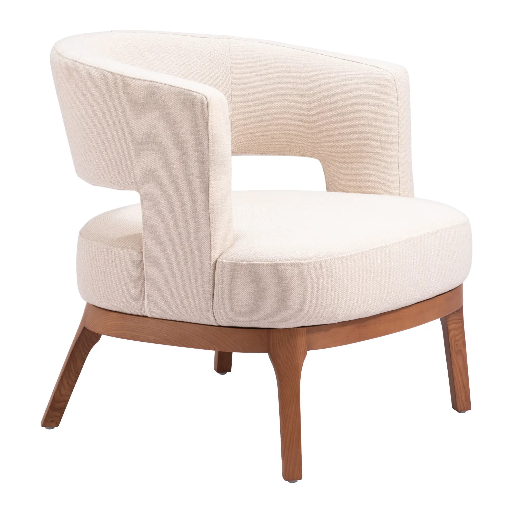 Perry Beige Accent Chair-1