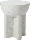 Maya White Terrazzo Side Table