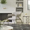 Vestal Gray Boucle Accent Chair