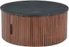 Nero Black and Walnut Coffee Table
