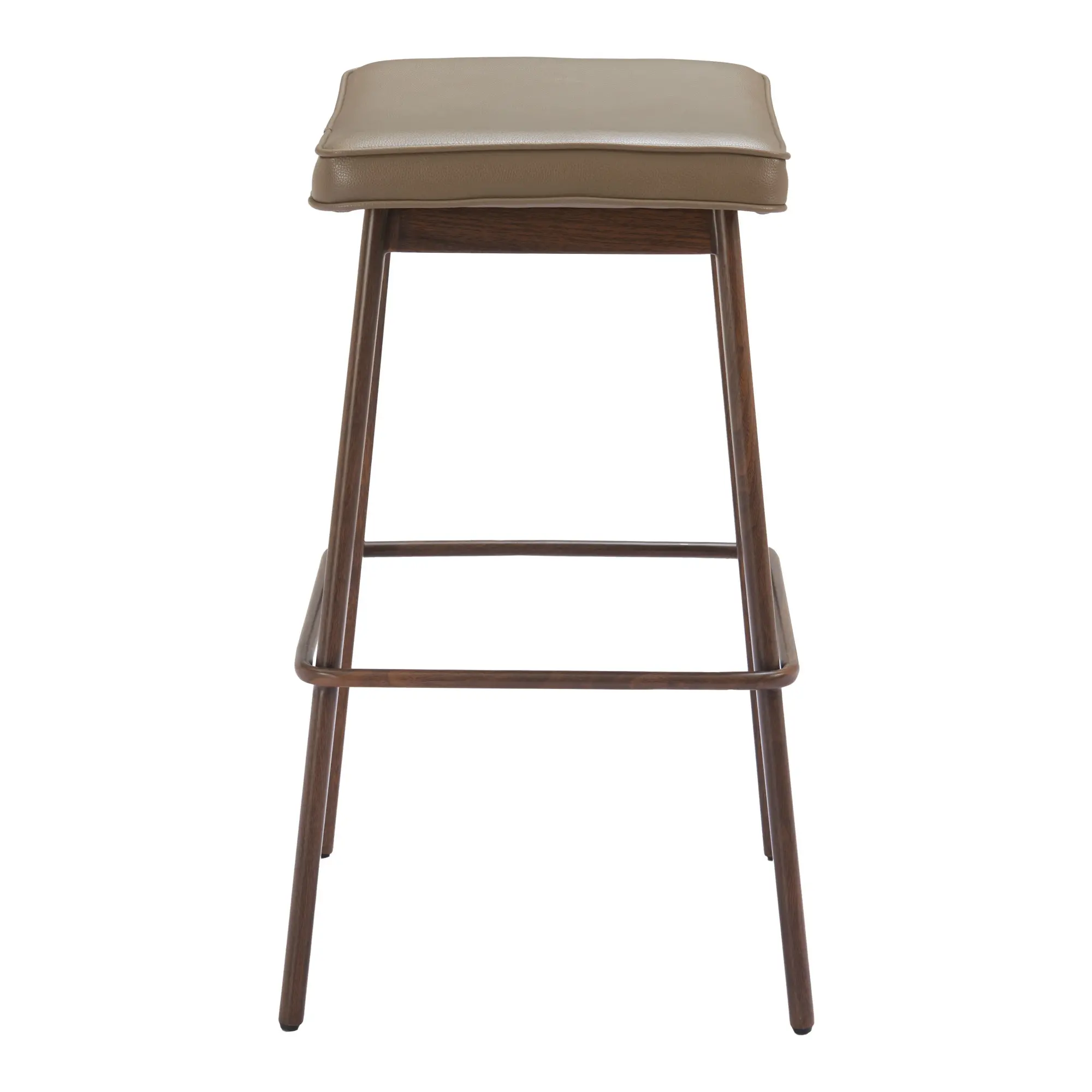 Dalia Taupe & Walnut Barstools, Set of 2-4