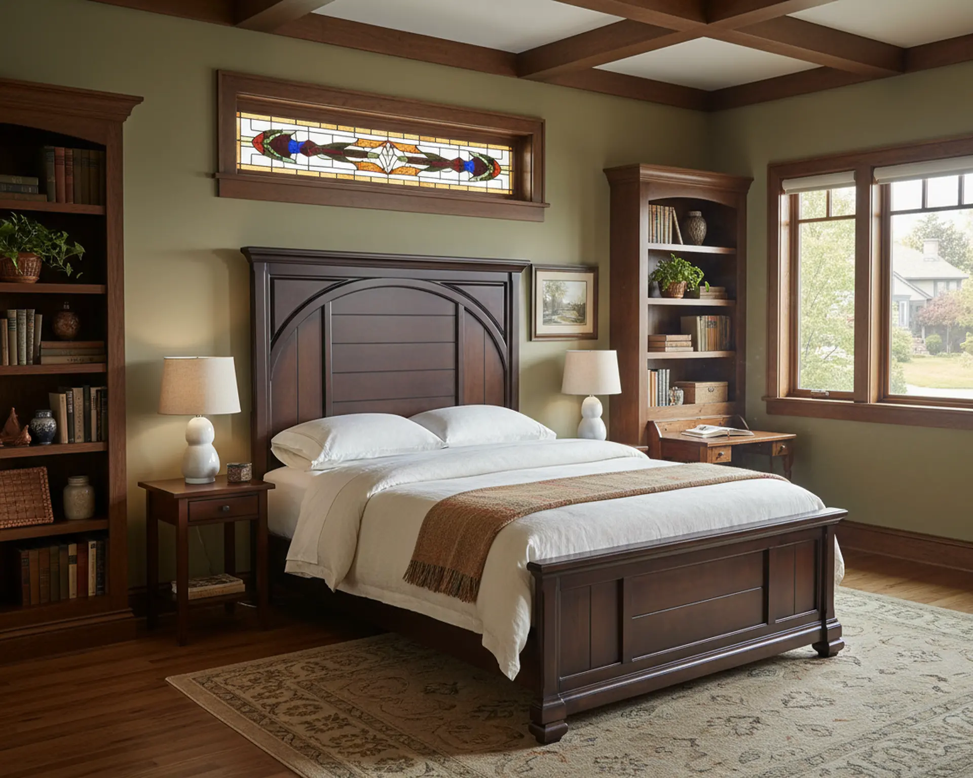 C8418A-ARCHER-BED-5/0 Archer Creek Brown Queen Bed-11