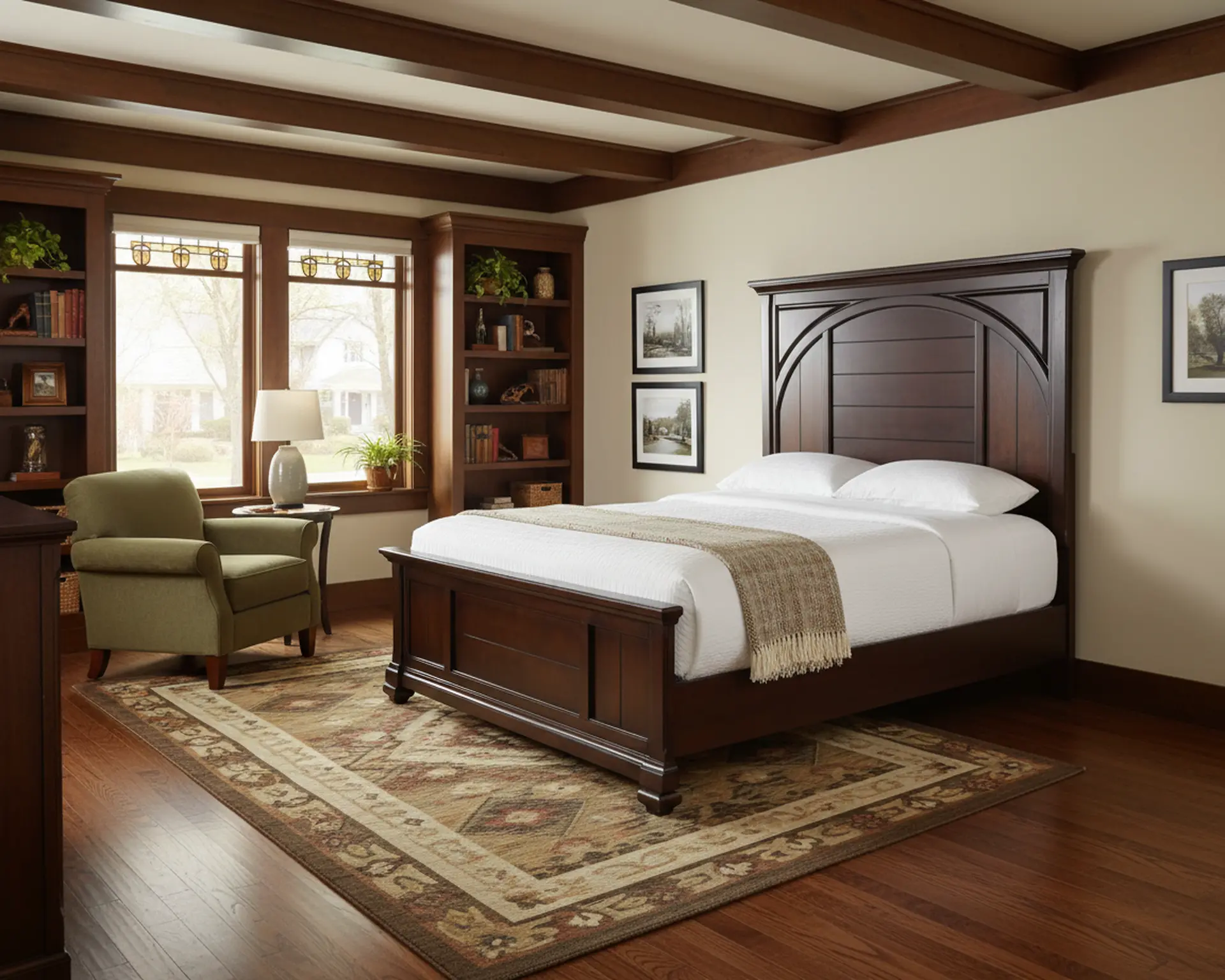 C8418A-ARCHER-BED-6/6 Archer Creek Brown King Bed-11