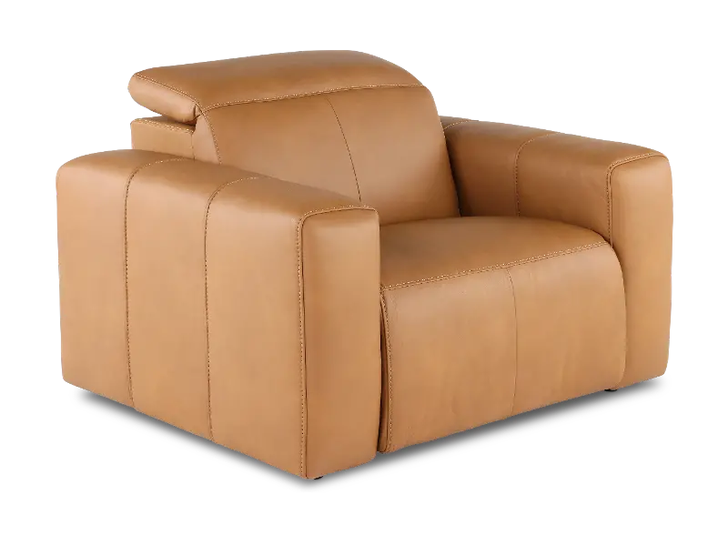 Airy Antelope Brown Power Recliner