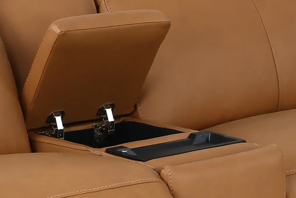 Airy Antelope Brown 6-Piece Power Reclining Sectional-5