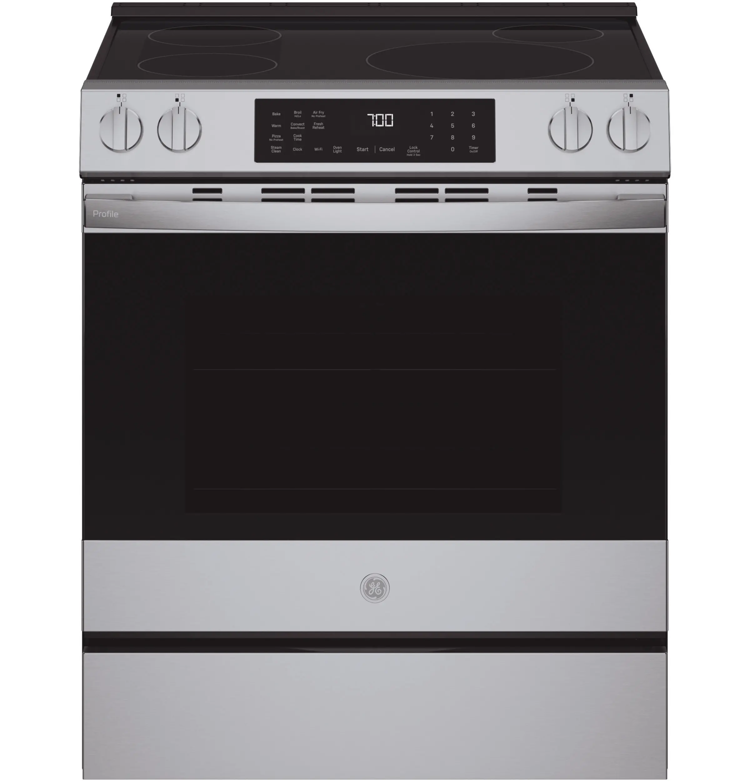 PHS700AYFS GE Profile 5.3 Cu Ft Smart Single Oven Induction Range - Stainless Steel-1