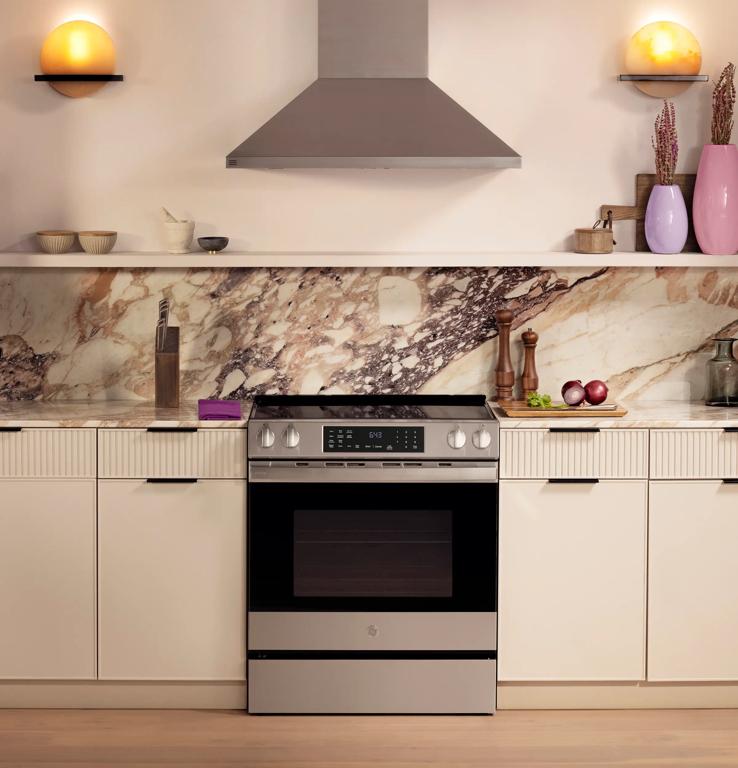 PHS700AYFS GE Profile 5.3 Cu Ft Smart Single Oven Induction Range - Stainless Steel-2