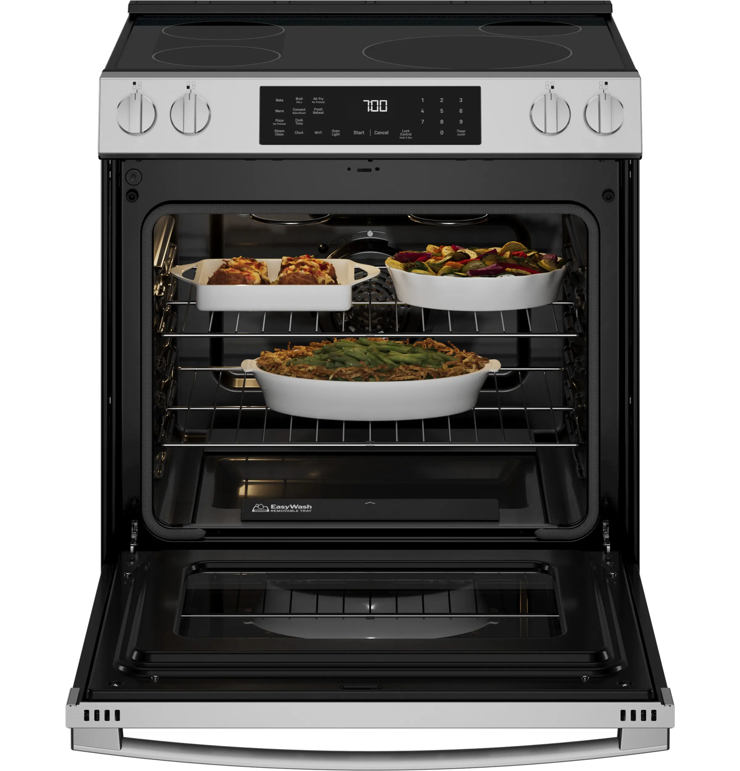 PHS700AYFS GE Profile 5.3 Cu Ft Smart Single Oven Induction Range - Stainless Steel-6