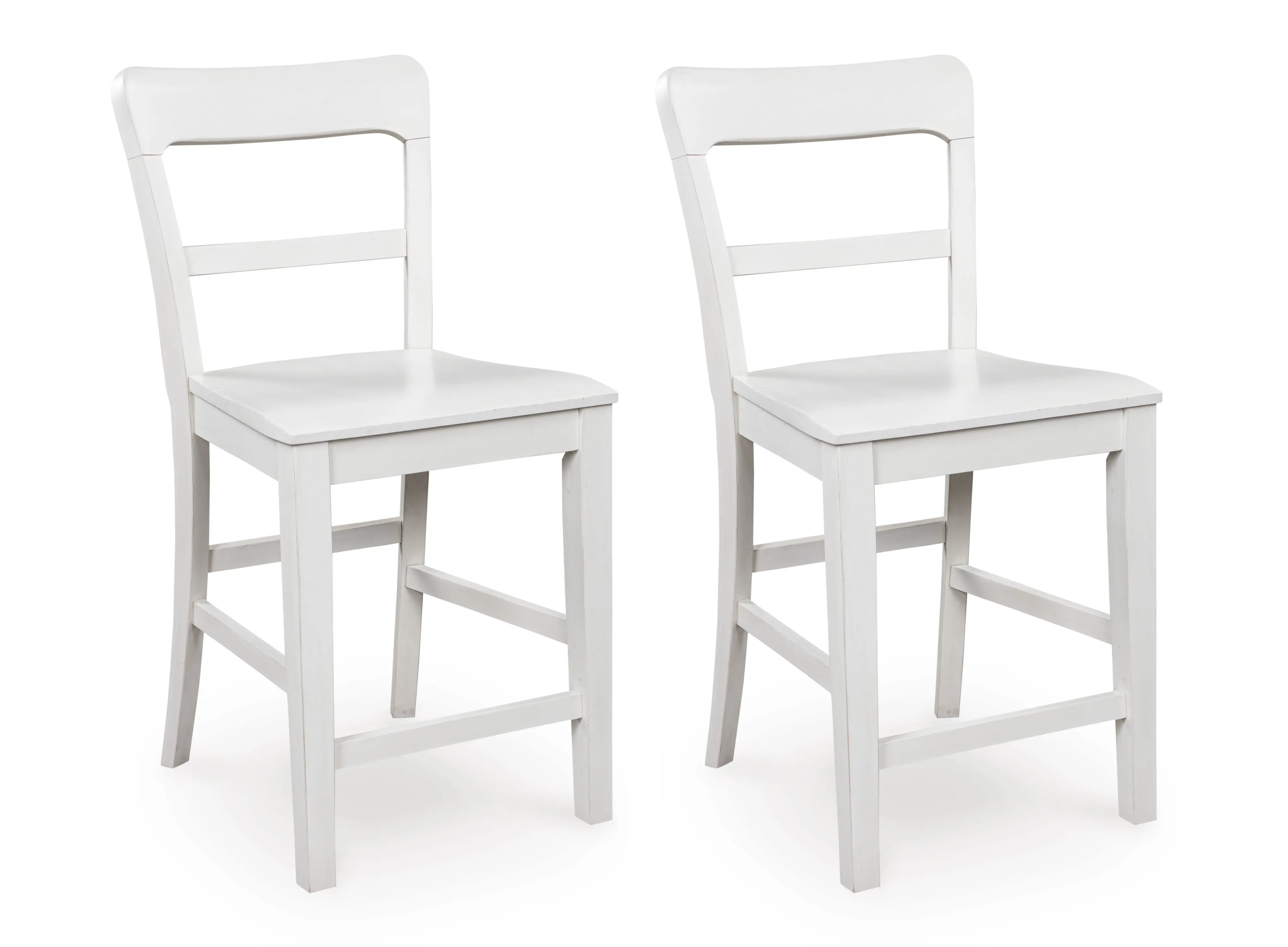 Turris White Counter Height Stool-2