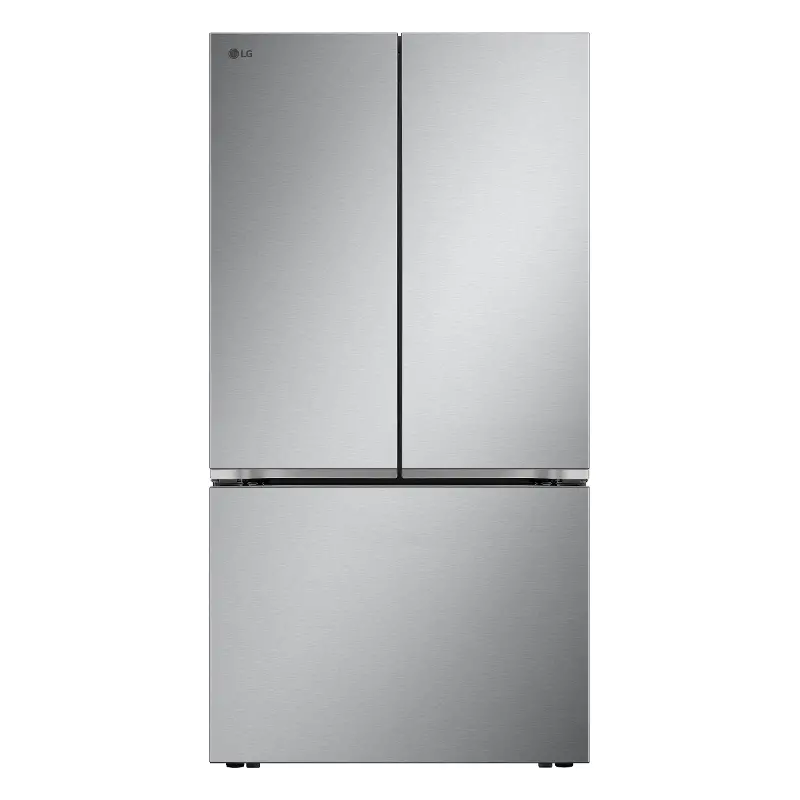 LG 25 Cu Ft Zero Clearance French Door Refrigerator - Counter Depth Stainless Steel