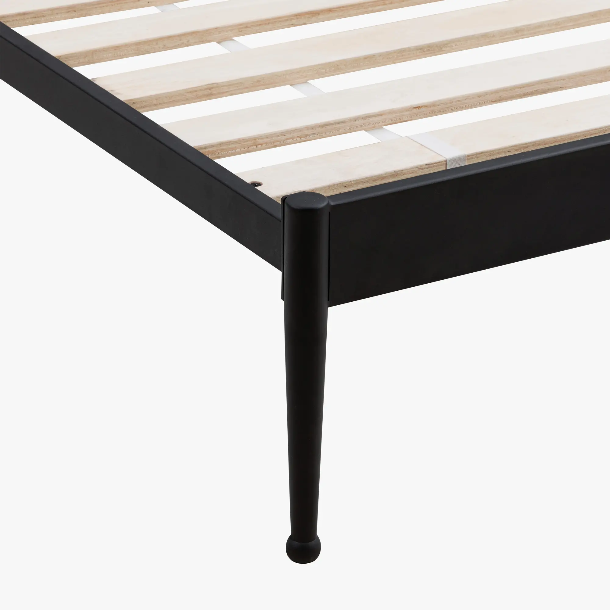 Farmhouse Black Metal Queen Bed-6